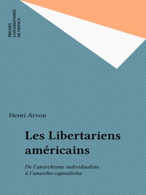 cover image of Les Libertariens américains